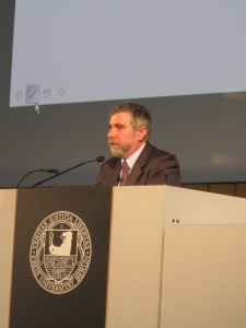 Krugman on Stage