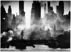 Andreas Feininger  Midtown Manhattan von New Jersey aus gesehen, 1942  © AndreasFeiningerArchive.com