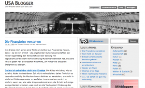 screenshot of USA-Blogger.de