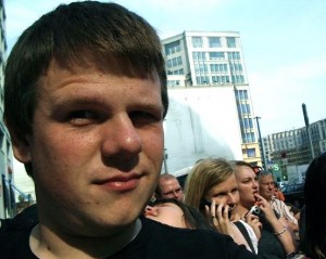 Thomas Furlong at the site of the 2008 Obama Speech in Berlin