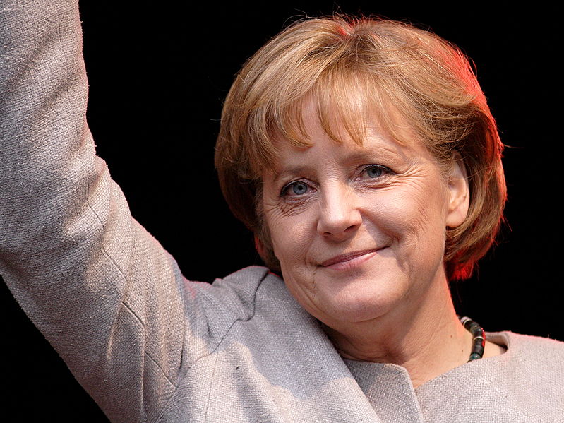 Angela Merkel. Photo by א (Aleph), released under CC-BY-SA-2.5